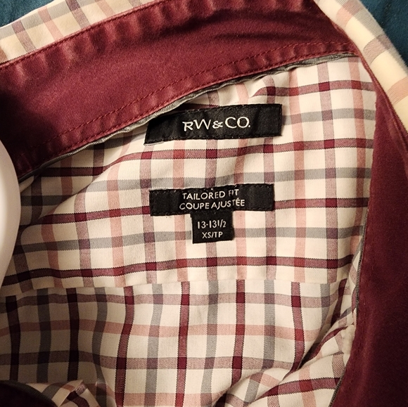 RW Co tailored fit dress shit XS - Picture 3 of 3